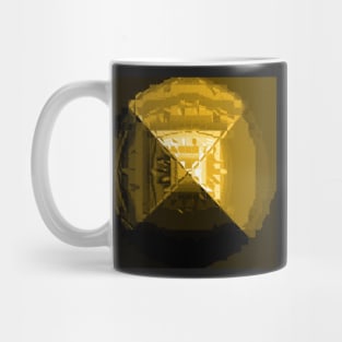 Solid Gold Millionaire Sacred Geometry 3D Mug